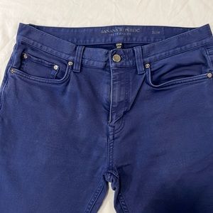 Banana Republic Men’s 32/30 Slim Traveler Pant Navy